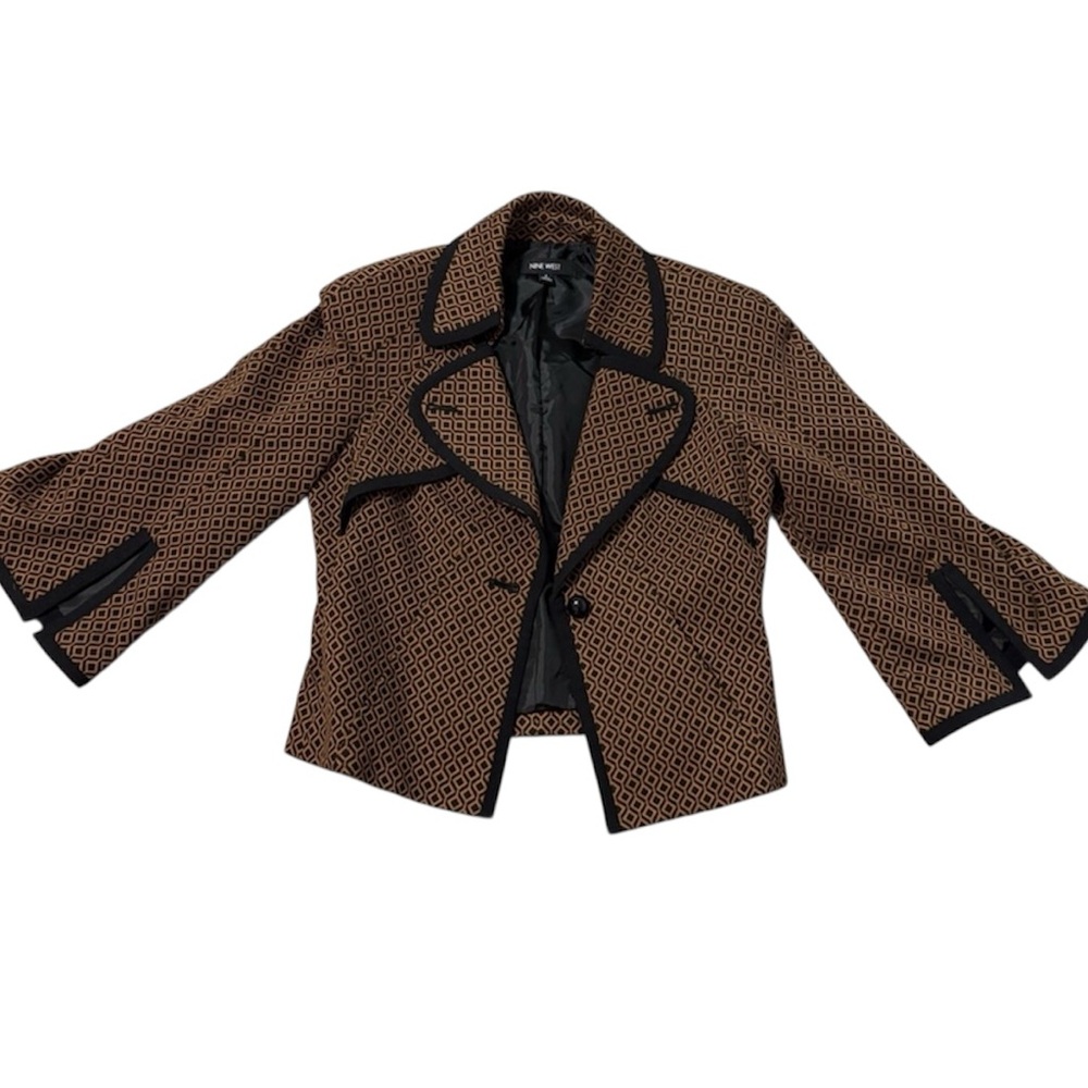 Nine West Geometric Blazer